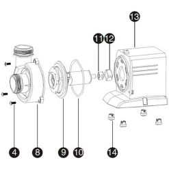 SunSun Pompe De Piscine 10000 L/h Circulation 80 W MAX-ECO CPP-10000 -Pompe et filtre de piscine Soldes 1026500 5