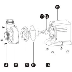 SunSun Pompe De Piscine 14000 L/h Circulation 120 W MAX-ECO CPP-14000 -Pompe et filtre de piscine Soldes 1026502 5