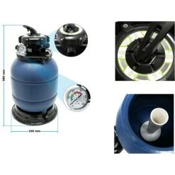 BIGB Filtre à Sable Pour Piscine Hors Sols