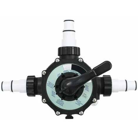 VidaXL Soupape à Multi-voies Pour Filtre à Sable ABS 1,5" 6 Voies 3 VidaXL Soupape à Multi-voies Pour Filtre à Sable ABS 1,5" 6 Voies – Image 3