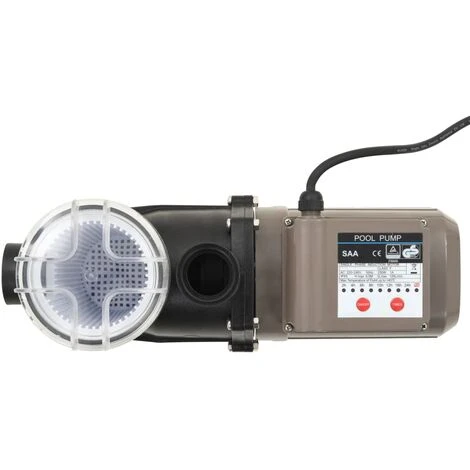 VidaXL Pompe De Piscine Avec Minuterie Noir 0,25 CH 8000 L / H 4 VidaXL Pompe De Piscine Avec Minuterie Noir 0,25 CH 8000 L / H – Image 4