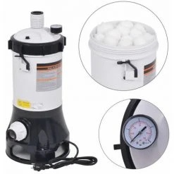 VIDAXL Pompe Filtrante De Piscine Intex Bestway 185 W 4,4 M³/h - Multicolore