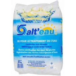 SALTEAU Sel Pour Traitement De L'eau De Piscine Sac De 25kg