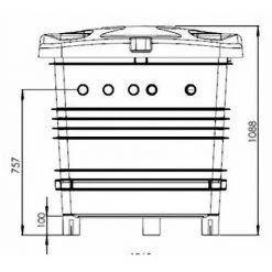 ASTRALPOOL Local Technique Enterré RAMSES II - Filtre Ø 550 Mm - Pompe 1 CV -Pompe et filtre de piscine Soldes 25647445 3