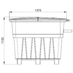 ASTRALPOOL Local Technique Enterré KEOPS - Filtre Ø 600 Mm - Pompe 1 CV - Electrolyseur De Sel -Pompe et filtre de piscine Soldes 25647449 4