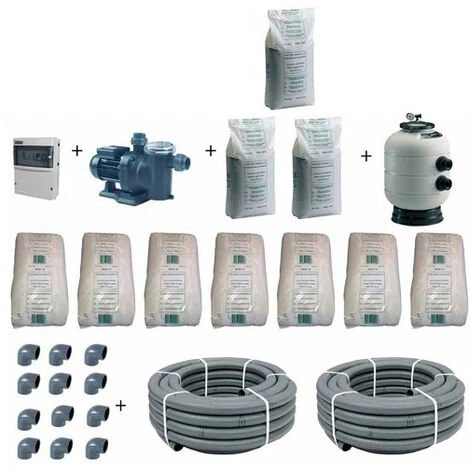 ASTRALPOOL Kit De Filtration Pour Piscine Avec Bassin De 10 X 5 M Jusqu'à 80 M3 1 ASTRALPOOL Kit De Filtration Pour Piscine Avec Bassin De 10 X 5 M Jusqu'à 80 M3