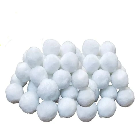 Kueatily Boules De Filtre De Piscine, Balles Filtrantes,Média Filtre à Fibres Pour Piscine Filtres à Sable Filtrage De L'eau. (Blanc) 1 Kueatily Boules De Filtre De Piscine, Balles Filtrantes,Média Filtre à Fibres Pour Piscine Filtres à Sable Filtrage De L'eau. (Blanc)