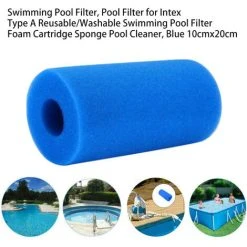 HAPPYSHOPPING Filtre De Piscine, Eponge De Filtre En Mousse De Nettoyage De Piscine Eponge Bleue 200 MM X 100 MM 8 HAPPYSHOPPING Filtre De Piscine, Eponge De Filtre En Mousse De Nettoyage De Piscine Eponge Bleue 200 MM X 100 MM -Pompe et filtre de piscine Soldes 28151312 4