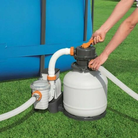 BESTWAY DEUTSCHLAND GMBH Filtre à Sable De Piscine Avec Minuterie- 8.327 L/h 4 BESTWAY DEUTSCHLAND GMBH Filtre à Sable De Piscine Avec Minuterie- 8.327 L/h – Image 4