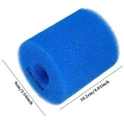 HAPPYSHOPPING Filtre De Piscine, Eponge De Filtre En Mousse De Nettoyage De Piscine Eponge Bleue 93 * 30 * 102 MM 7 HAPPYSHOPPING Filtre De Piscine, Eponge De Filtre En Mousse De Nettoyage De Piscine Eponge Bleue 93 * 30 * 102 MM -Pompe et filtre de piscine Soldes 28566549 3