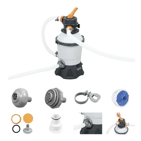 BESTWAY DEUTSCHLAND GMBH Filtre à Sable Pour Piscine 3.028 L/H 1 BESTWAY DEUTSCHLAND GMBH Filtre à Sable Pour Piscine 3.028 L/H