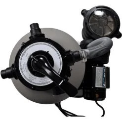 TRUE DEAL Pompe De Filtration à Sable, Pompe à Filtre à Sable 600 W 17000 L/h -Pompe et filtre de piscine Soldes 30321032 3