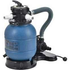 Pompe Filtre à Sable Pour Piscines 12-20 M³ 400 W Plastique Cuivre Bleu [pro.tec]