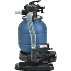 Pompe Filtre à Sable Pour Piscines 12-20 M³ 400 W Plastique Cuivre Bleu [pro.tec] -Pompe et filtre de piscine Soldes 30803897 4