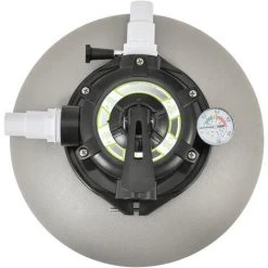 Pompe Filtre à Sable Pour Piscines 18-30 M³ 400 W Plastique Cuivre Beige [pro.tec] -Pompe et filtre de piscine Soldes 30803902 5