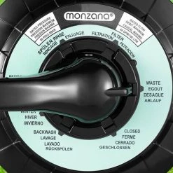 MONZANA Pompe Filtre à Sable 9.960 L/h Verre Filtrant 25 Kg Système De Filtration Piscine -Pompe et filtre de piscine Soldes 32322965 3