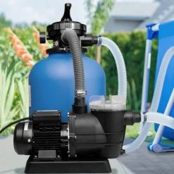 MONZANA Pompe Filtre à Sable 9.960 L/h Verre Filtrant 25 Kg Système De Filtration Piscine -Pompe et filtre de piscine Soldes 32322965 4