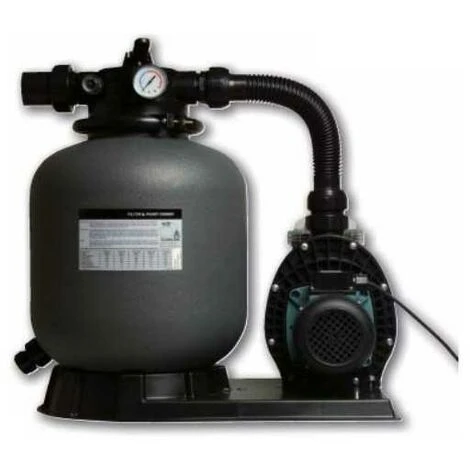 PISCINEO Filtration Piscine Hors Sol Hydro S : Filtre à Sable + Pompe 8 M3/h 1 PISCINEO Filtration Piscine Hors Sol Hydro S : Filtre à Sable + Pompe 8 M3/h