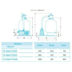 PENTAIR WATER Groupe De Filtration Azur Pentair 6 M³/h Pour Piscines Jusqu'à 30 M³ -Pompe et filtre de piscine Soldes 36717186 4