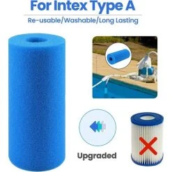 BETTERLIFE 2 Pièces Éponge Filtrante Type S1, Cartouche De Filtre En Mousse, Mousse Pour Filtre Piscine, Réutilisables Et Lavables, Filtre En Mousse Pour Spa, Piscine, Jacuzzi(20*10*4cm) 8 BETTERLIFE 2 Pièces Éponge Filtrante Type S1, Cartouche De Filtre En Mousse, Mousse Pour Filtre Piscine, Réutilisables Et Lavables, Filtre En Mousse Pour Spa, Piscine, Jacuzzi(20*10*4cm) -Pompe et filtre de piscine Soldes 36846561 4