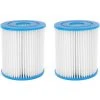 ILOVEMILAN Paquet De 2 Cartouches Filtrantes De Piscine De Type I, Vagues De Piscine De Type I, Cartouche Filtrante Lavable De Rechange Pour Le Nettoyage Du Filtre