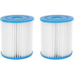 ILOVEMILAN Paquet De 2 Cartouches Filtrantes De Piscine De Type I, Vagues De Piscine De Type I, Cartouche Filtrante Lavable De Rechange Pour Le Nettoyage Du Filtre