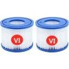 SUNFLOWER Cartouches ​filtrantes De Rechange Pour Bestway VI, Pour Lay-Z-Spa Miami, Pour Coleman SaluSpa Filters 90352E Filtre De Piscine (Lot De 2)