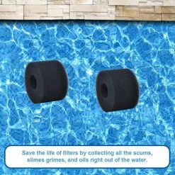SUNFLOWER 4 Pièces Éponge Filtrante Type S1, Cartouche De Filtre En Mousse, Mousse Pour Filtre Piscine, Réutilisables Et Lavables, Filtre En Mousse Pour Spa, Piscine, Jacuzzi Noir 108*73mm 7 SUNFLOWER 4 Pièces Éponge Filtrante Type S1, Cartouche De Filtre En Mousse, Mousse Pour Filtre Piscine, Réutilisables Et Lavables, Filtre En Mousse Pour Spa, Piscine, Jacuzzi Noir 108*73mm -Pompe et filtre de piscine Soldes 41545535 3