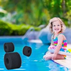 SUNFLOWER 4 Pièces Éponge Filtrante Type S1, Cartouche De Filtre En Mousse, Mousse Pour Filtre Piscine, Réutilisables Et Lavables, Filtre En Mousse Pour Spa, Piscine, Jacuzzi Noir 108*73mm 9 SUNFLOWER 4 Pièces Éponge Filtrante Type S1, Cartouche De Filtre En Mousse, Mousse Pour Filtre Piscine, Réutilisables Et Lavables, Filtre En Mousse Pour Spa, Piscine, Jacuzzi Noir 108*73mm -Pompe et filtre de piscine Soldes 41545535 5
