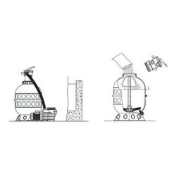 HAYWARD Filtre Pro Top Série Hi 6 M³/h Ø400 -Pompe et filtre de piscine Soldes 45425484 3