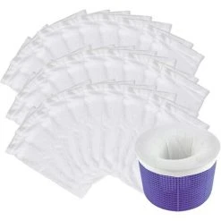 READCLY Chaussettes De Skimmer, Poche Filtrante Piscine De Réutilisable, Pour Panier De Skimmer, Aspirateur, Filtre De Pompe, Piscine, Spa