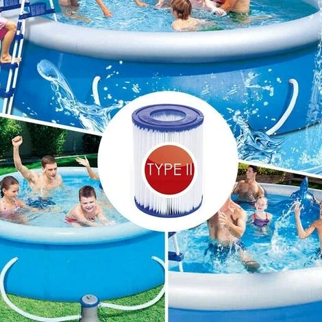 READCLY Cartouches Filtrantes Pour Bestway II Taille 2 Spa Remplacement Filtre De Piscine Gonflable Accessoires Cartouches Filtrantes Papier 106 X 136 Mm 2 Pièces. 4 READCLY Cartouches Filtrantes Pour Bestway II Taille 2 Spa Remplacement Filtre De Piscine Gonflable Accessoires Cartouches Filtrantes Papier 106 X 136 Mm 2 Pièces. – Image 4