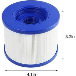 READCLY Lot De 2/4 / 6 Cartouches Filtrantes De Remplacement Pour Spa/Tub, Cartouches De Filtres De Piscine Pour Aqua Spa/B Cool 2 / Be Spa/Ospazia/Hesperide/Sunbay/Water Health/Spark (2 PCS) 8 READCLY Lot De 2/4 / 6 Cartouches Filtrantes De Remplacement Pour Spa/Tub, Cartouches De Filtres De Piscine Pour Aqua Spa/B Cool 2 / Be Spa/Ospazia/Hesperide/Sunbay/Water Health/Spark (2 PCS) -Pompe et filtre de piscine Soldes 48335228 4