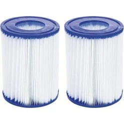 HIASDFLS Lot De 2 Cartouches De Filtre Pour Piscine Intex Type A