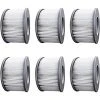 HIASDFLS Lot De 6 Filtres De Jacuzzi Pour Piscines Gonflables Mspa, Version Améliorée, Cartouche De Filtre Compatible Avec Tous Les Jacuzzi Actuels