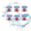 HIASDFLS Cartouches De Filtre De Rechange Piscine Pour Intex S1, Filtre À Pour Remous Pour Purespa 29001E,Filtre Spa - Cartouches De Rechange Pour Piscine,Spa,Baignoire (6Pièces)