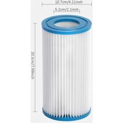 SUPERMARKET Cartouches De Filtre, Filtre à Bain à Remous, Cartouche Filtrante Pour Piscine, Baignoires De Piscine SPA SPA Filtrer Les Pièces De Rechange De Pompe 2pcs，Superma -Pompe et filtre de piscine Soldes 51169700 3