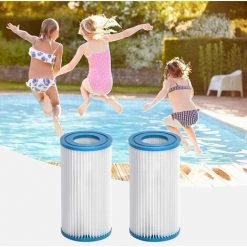 SUPERMARKET Cartouches De Filtre, Filtre à Bain à Remous, Cartouche Filtrante Pour Piscine, Baignoires De Piscine SPA SPA Filtrer Les Pièces De Rechange De Pompe 2pcs，Superma -Pompe et filtre de piscine Soldes 51169700 5