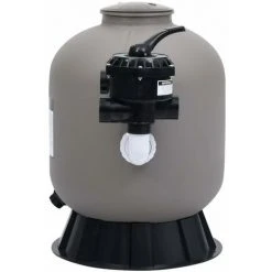 YOUTHUP Filtre à Sable Pour Piscine Avec Vanne à 6 Voies Gris -Pompe et filtre de piscine Soldes 51889595 3