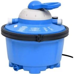 YOUTHUP Pompe De Filtration à Sable Bleu Et Noir 385x620x432mm 200W 25L -Pompe et filtre de piscine Soldes 51889886 3