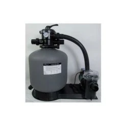 HELIOTRADE Kit De Filtration Complet Pour Piscine 8 M3/H - Pompe + Groupe + Vanne + Connexion