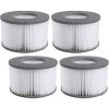 TANABATA Cartouches Filtrantes Pour MSpa Whirlpoo Filtre De Piscine, Filtre Spa Cartouche De Filtre De Piscine, Lot De 4