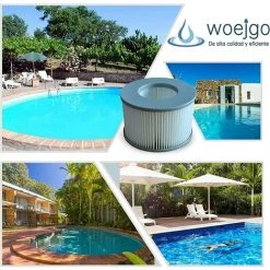 TANABATA Cartouches Filtrantes Pour MSpa Whirlpoo Filtre De Piscine, Filtre Spa Cartouche De Filtre De Piscine, Lot De 4 -Pompe et filtre de piscine Soldes 53925851 4