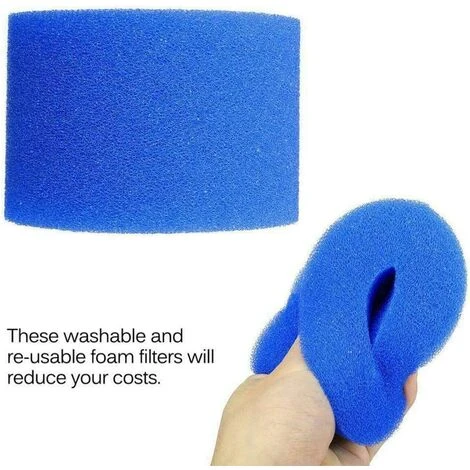 ILOVEMILAN Lot De 6 Cartouches Filtrantes Lavables Réutilisables S1 Bleu 2 ILOVEMILAN Lot De 6 Cartouches Filtrantes Lavables Réutilisables S1 Bleu – Image 2