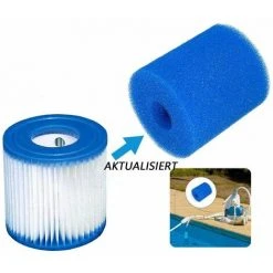 FLYME Cartouche De Filtre De Piscine Cartouche De Filtre De Piscine, Filtre De Piscine, Filtre De Piscine, éponge Réutilisable/lavable: 108 * 40 * 73MM Filter Fish Tank -Pompe et filtre de piscine Soldes 54917125 5