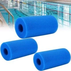 3 Filtres De Piscine En Mousse Réutilisables Et Lavables Pour Spa, 200*100*40MM, Fontainebleau