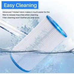Filtre De Rechange Pour Type A Ou C, Compatible Avec Intex 29000E/59900E, Filtres De Piscine, évasions D'été Ou Vagues D'été Pour Piscines Hors Sol, Lot De 6， Fontainebleau -Pompe et filtre de piscine Soldes 55255491 4