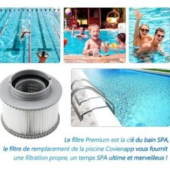 Filtre,Cartouches De Filtre De Piscine,Filtre Cartouches De Rechange De Filtre Pour Baignoire,Spa,Piscine, 2PCS, Fontainebleau 8 Filtre,Cartouches De Filtre De Piscine,Filtre Cartouches De Rechange De Filtre Pour Baignoire,Spa,Piscine, 2PCS, Fontainebleau -Pompe et filtre de piscine Soldes 55255494 4