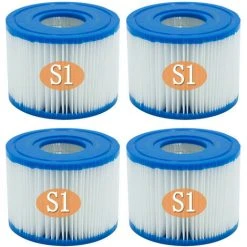 SUPERMARKET Lot De 4 Cartouches De Piscine PureSpa Type S1 Faciles à Installer,Superma,bleu -Pompe et filtre de piscine Soldes 55279650 3