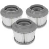 ILOVEMILAN Filtre MSpa,Cartouches De Filtre De Piscine,Filtre Cartouches De Rechange De Filtre MSpa Pour Baignoire,Spa,Piscine (3PCS)